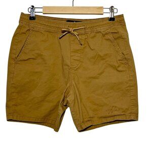 Hollister Jogger Shorts Tan Y2K Preppy Casual Elastic Outdoor Lightweight Medium